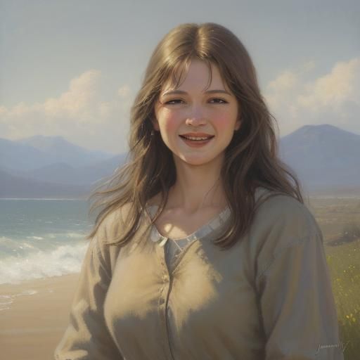 joy oil painting by James Gurney