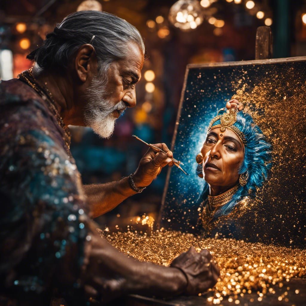 Creating a glittering masterpiece
