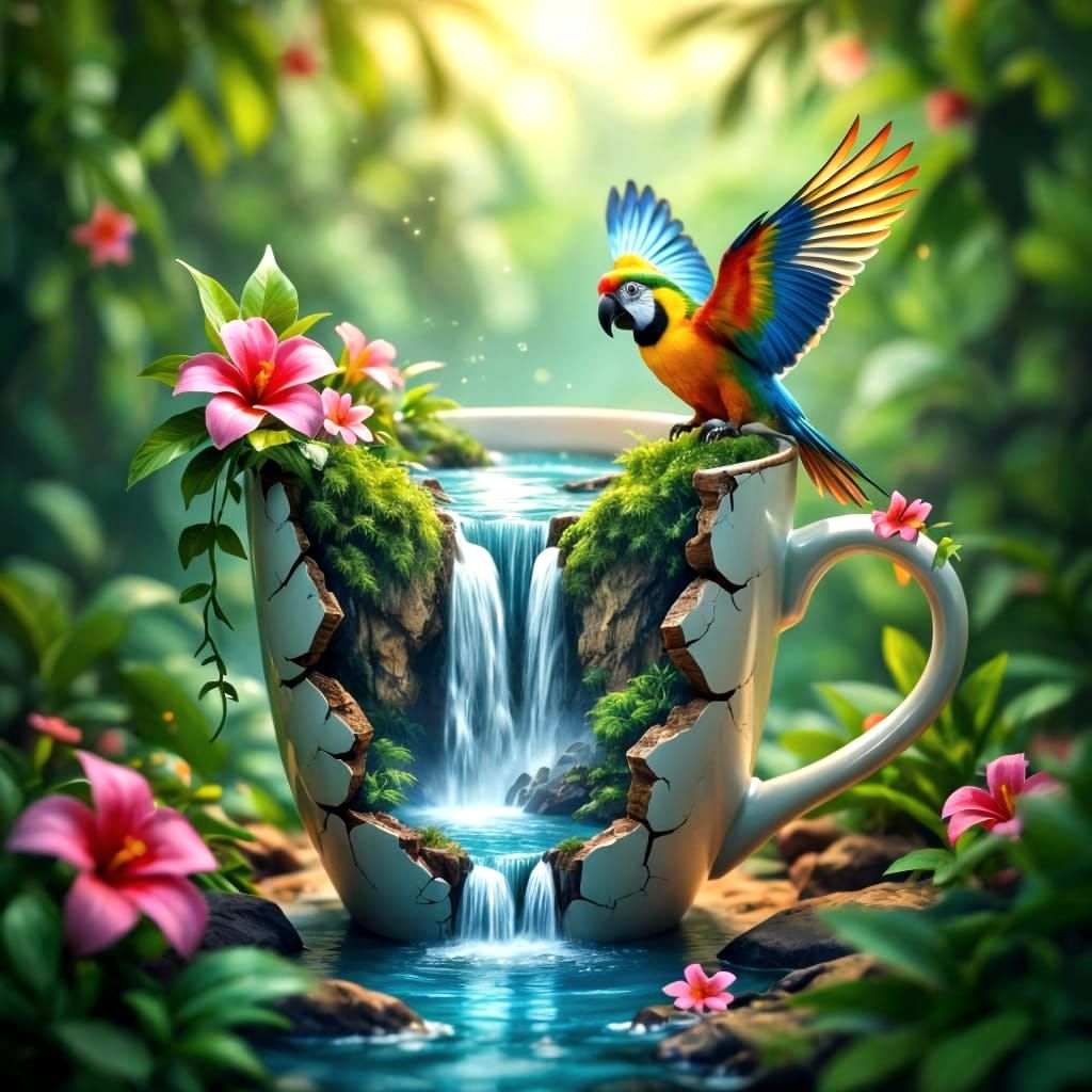 cup tropicana  by @B_E_L