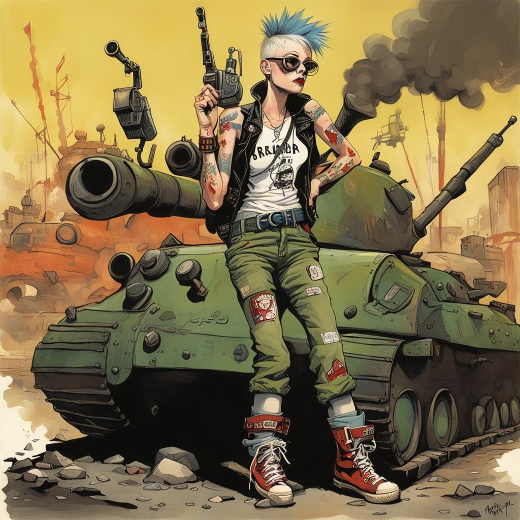 Tank Girl   by @BluFox
