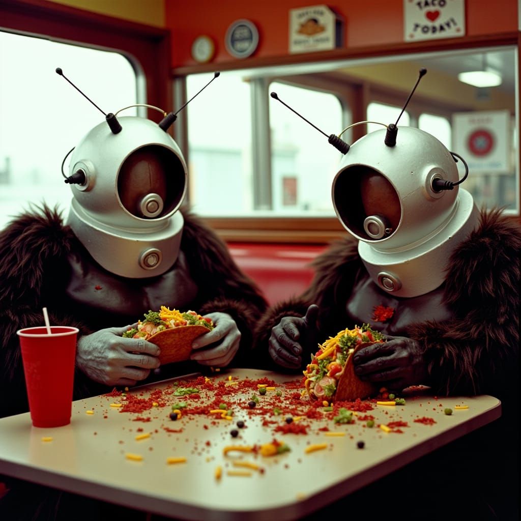 Robot Monster #1: "We have successfully passed for human.  N...