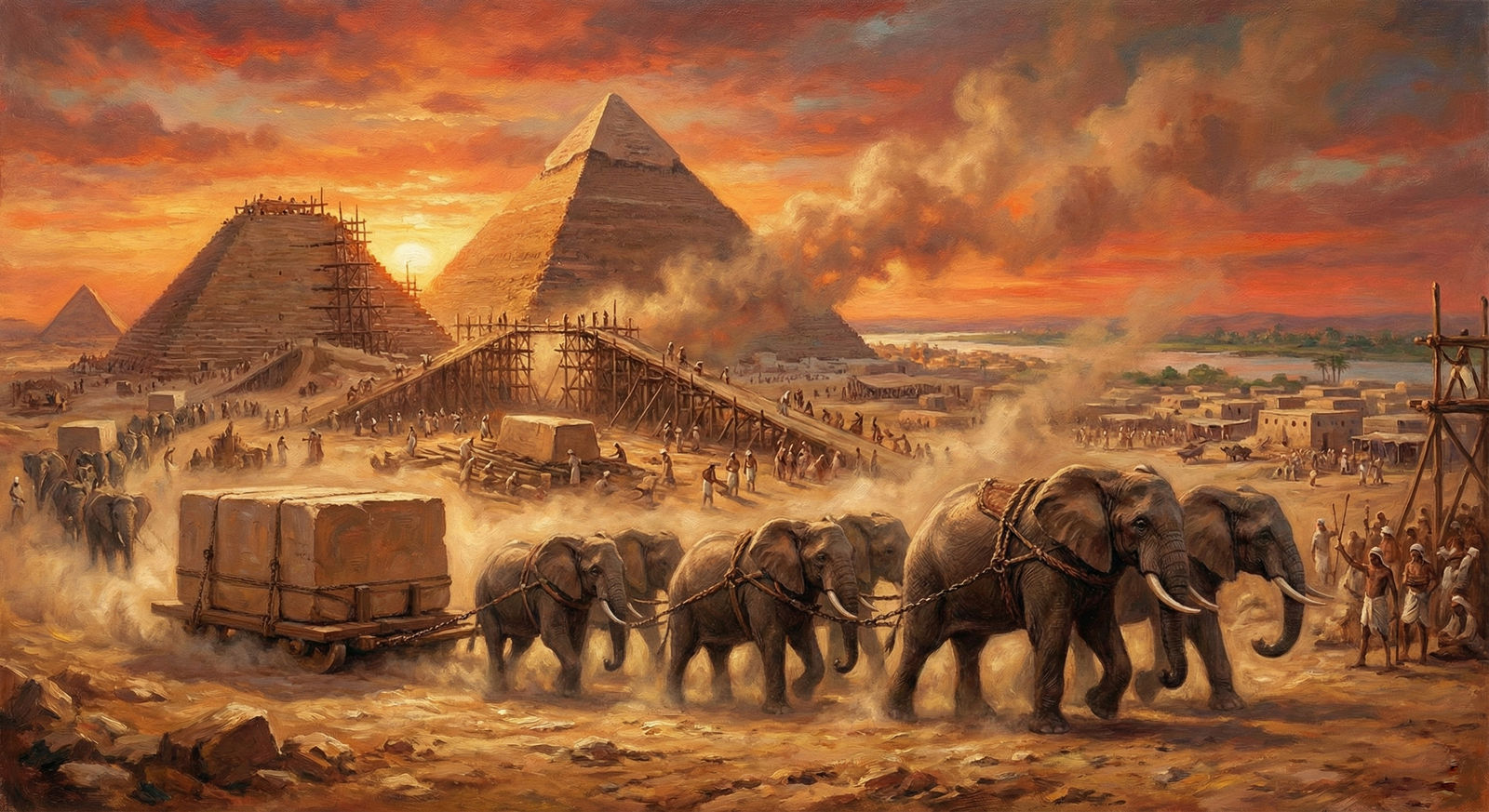 Building the Great Pyramids