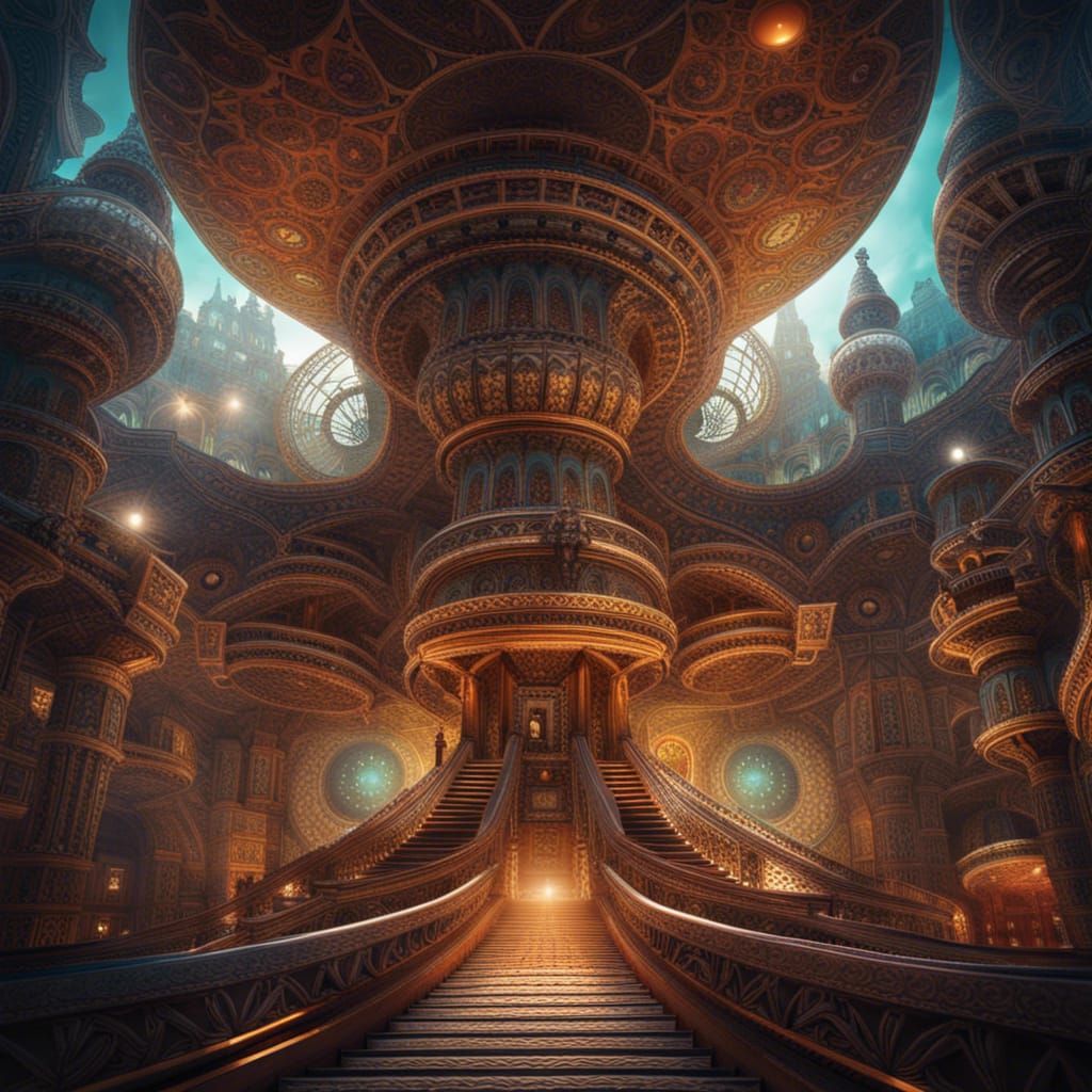 Round like a circle in a spiral, like a wheel within a wheel Never