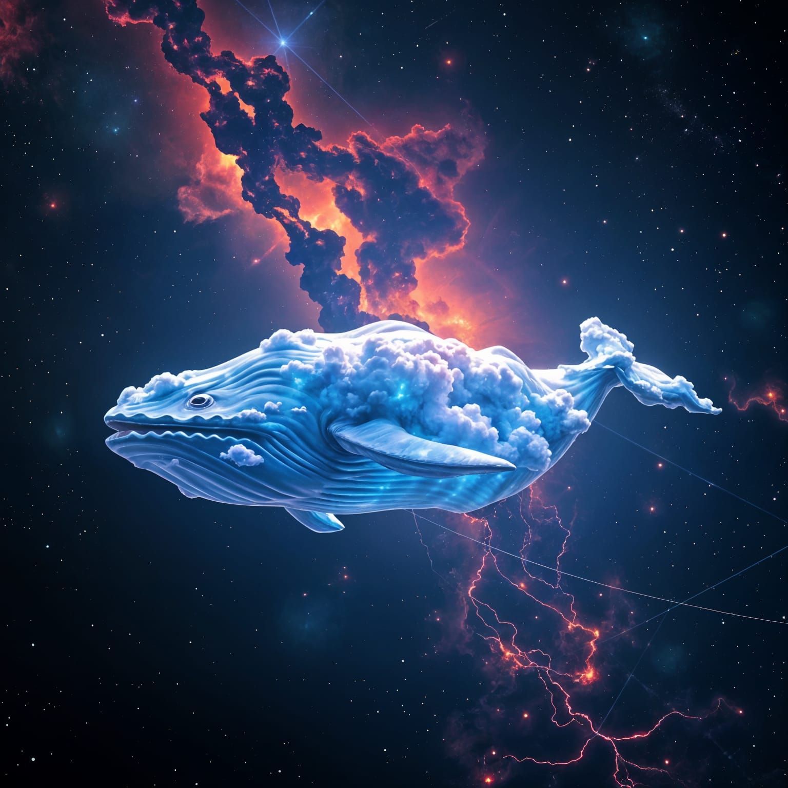 Fourth Dimensional Whale  by @Mountain88