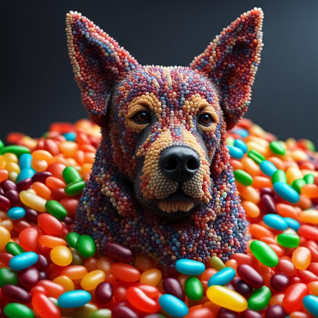 Jellybean Dog AI Generated Artwork NightCafe Creator