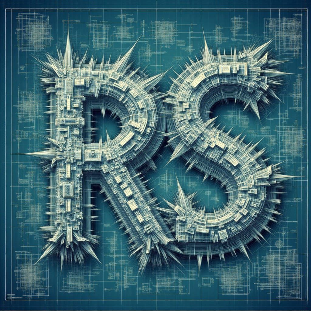 <lora:Rough Schematic:1.0> A logo displaying the text, (Text: "Rough Schematic") in the style of Rough Schematic.