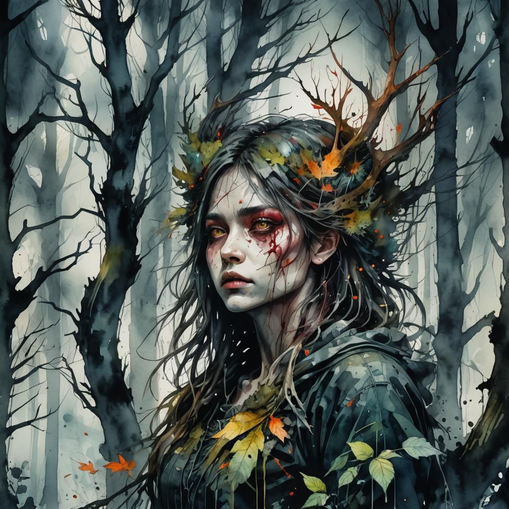 Forest Dryad - AI Generated Artwork - NightCafe Creator