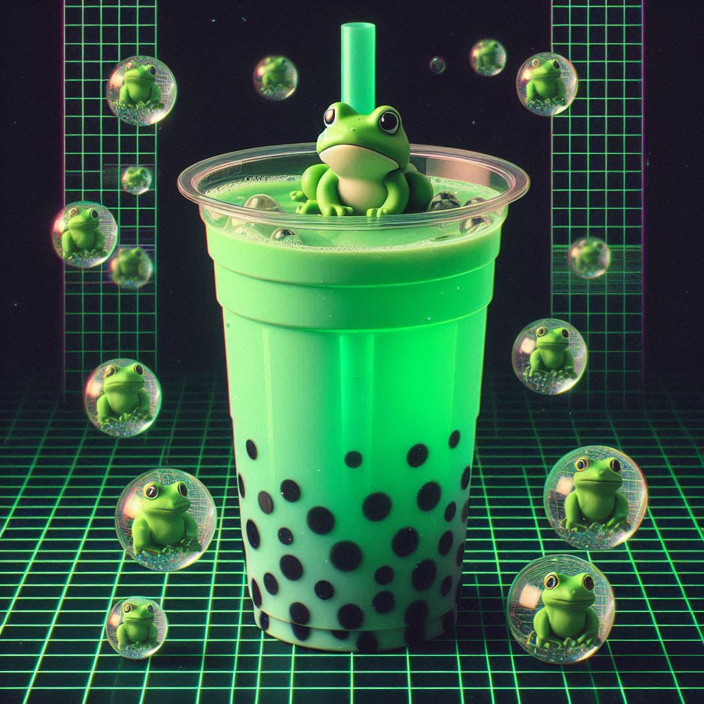 Frog Boba and Frog Bubbles