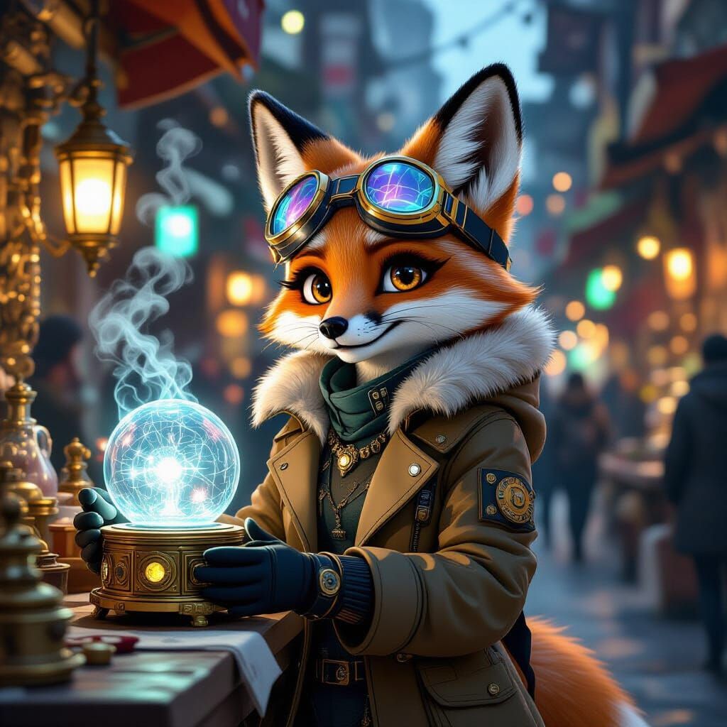 Ariya Albright, adventurer and collector of rare artifacts and arcane oddities.  by @Doctor Mac