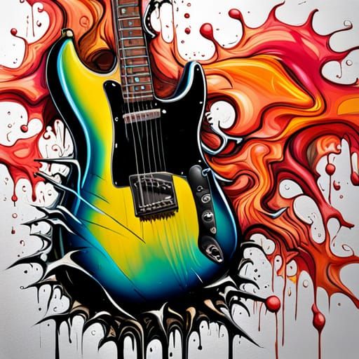 fender AI Generated Artwork NightCafe Creator