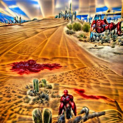Blood desert HDR Marvel Comics