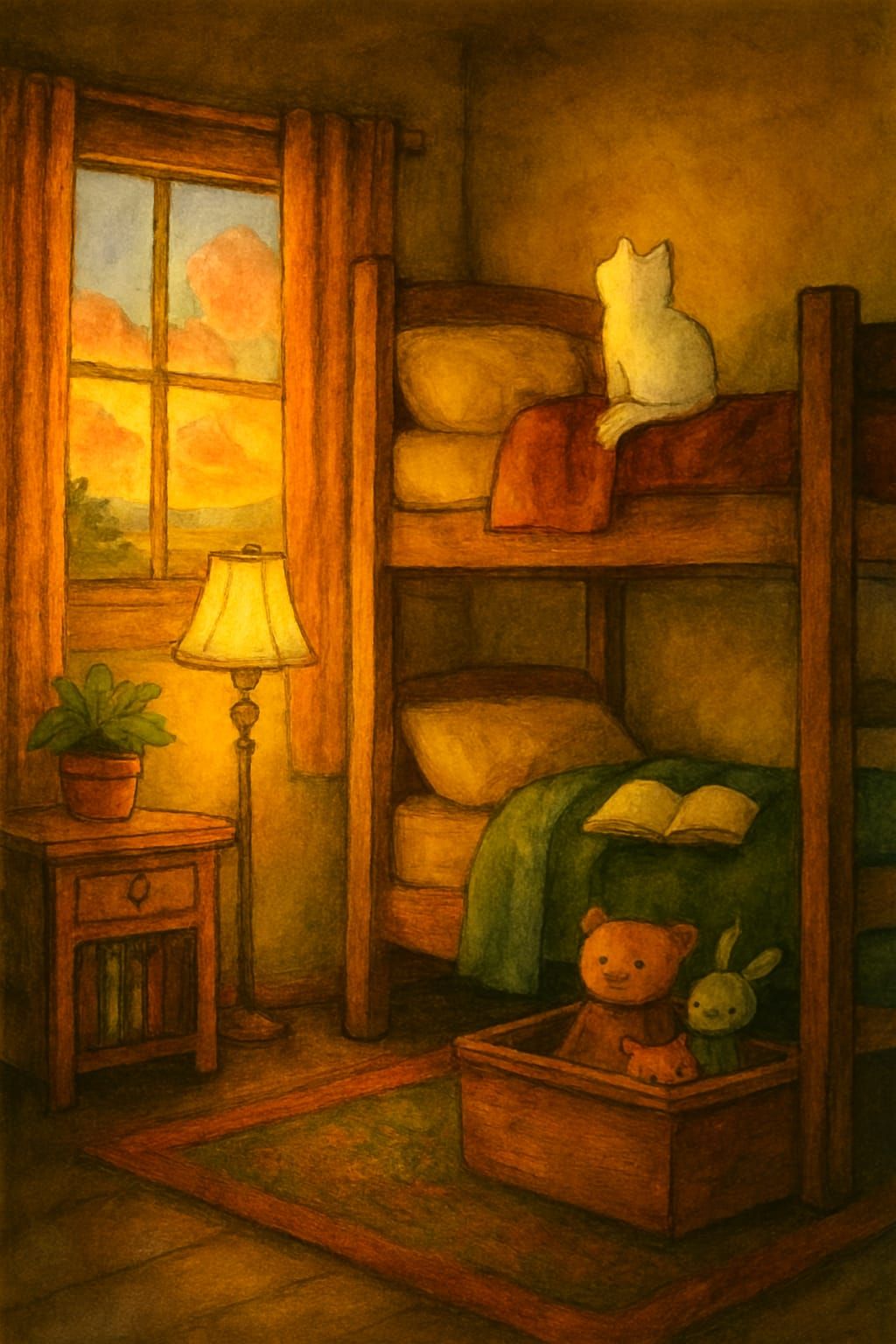 "Take a nap, sleep well"--nostalgic places series