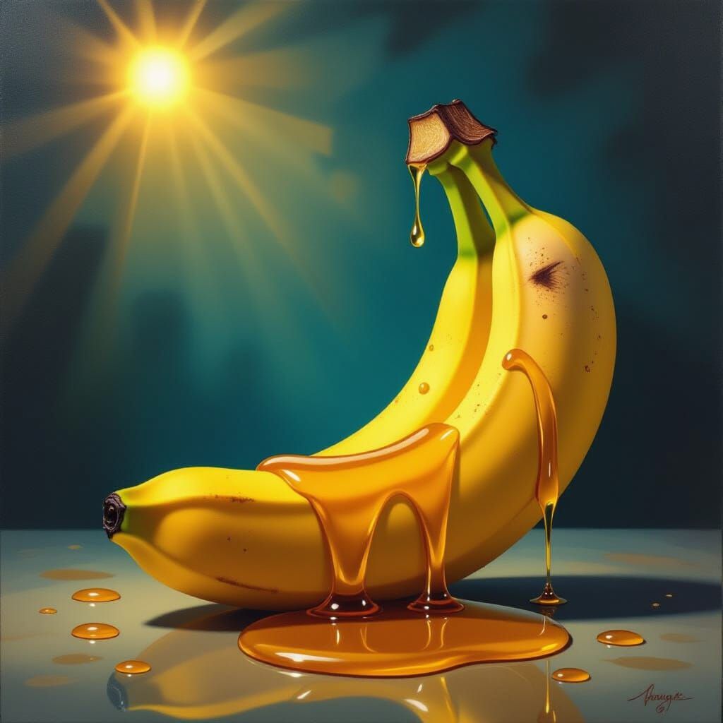 Surreal Banana Weeping Golden Honey Tears