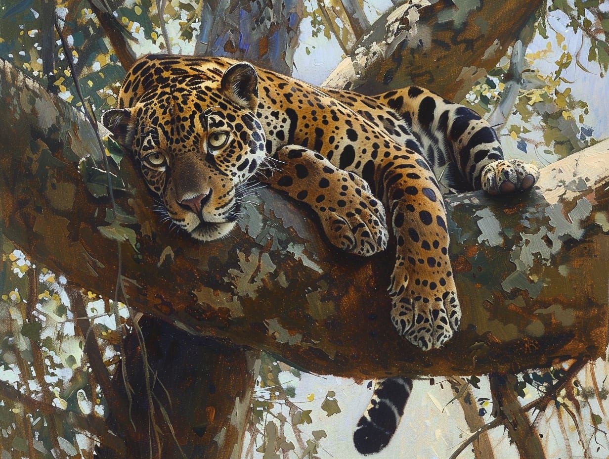 Catnap in the Canopy  by @Eclectic