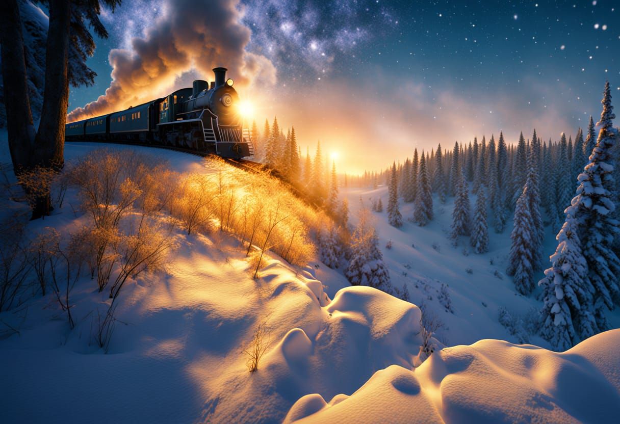 Winter Journey into Dawn