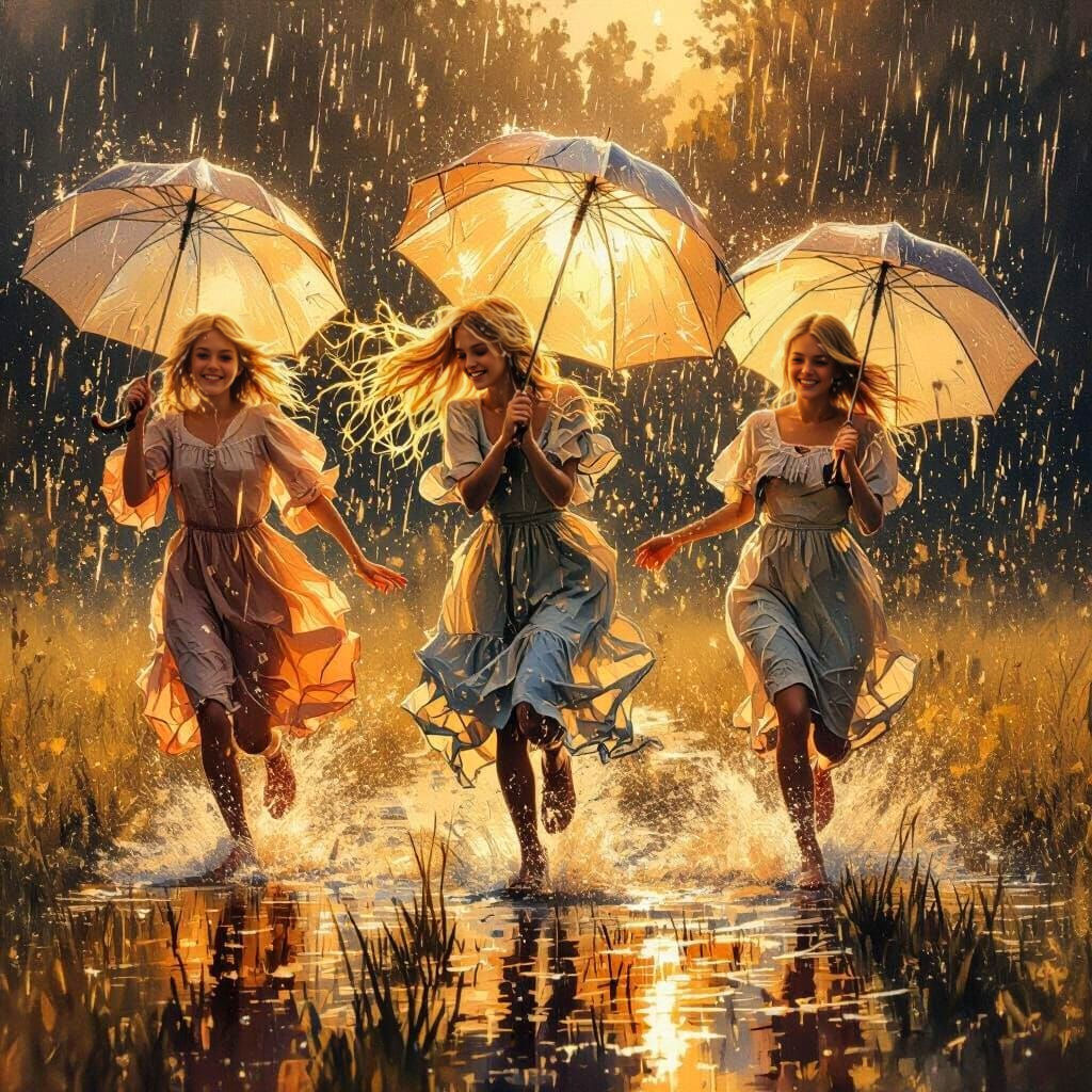 Summer Rain  by @The Nights Sky