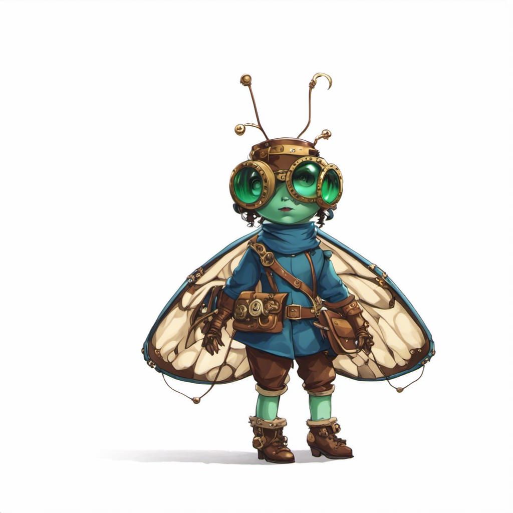 Steampunk Bug Girl 2