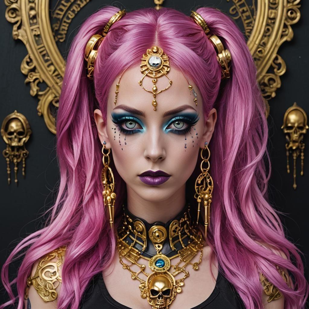 Magenta Goth #7