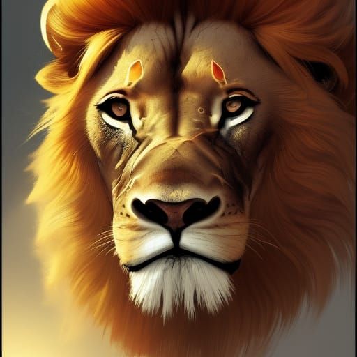 Cute lion