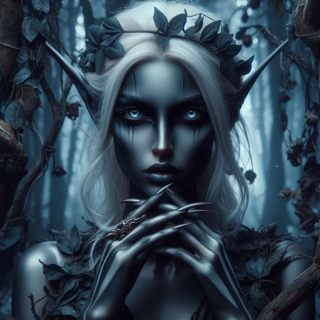 Drow Elf - AI Generated Artwork - NightCafe Creator