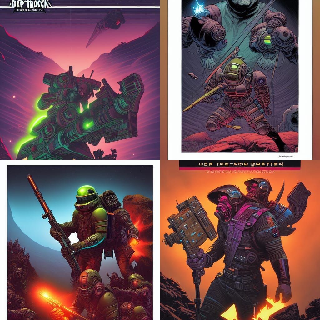 Deep Rock Galactic - AI Generated Artwork - NightCafe Creator