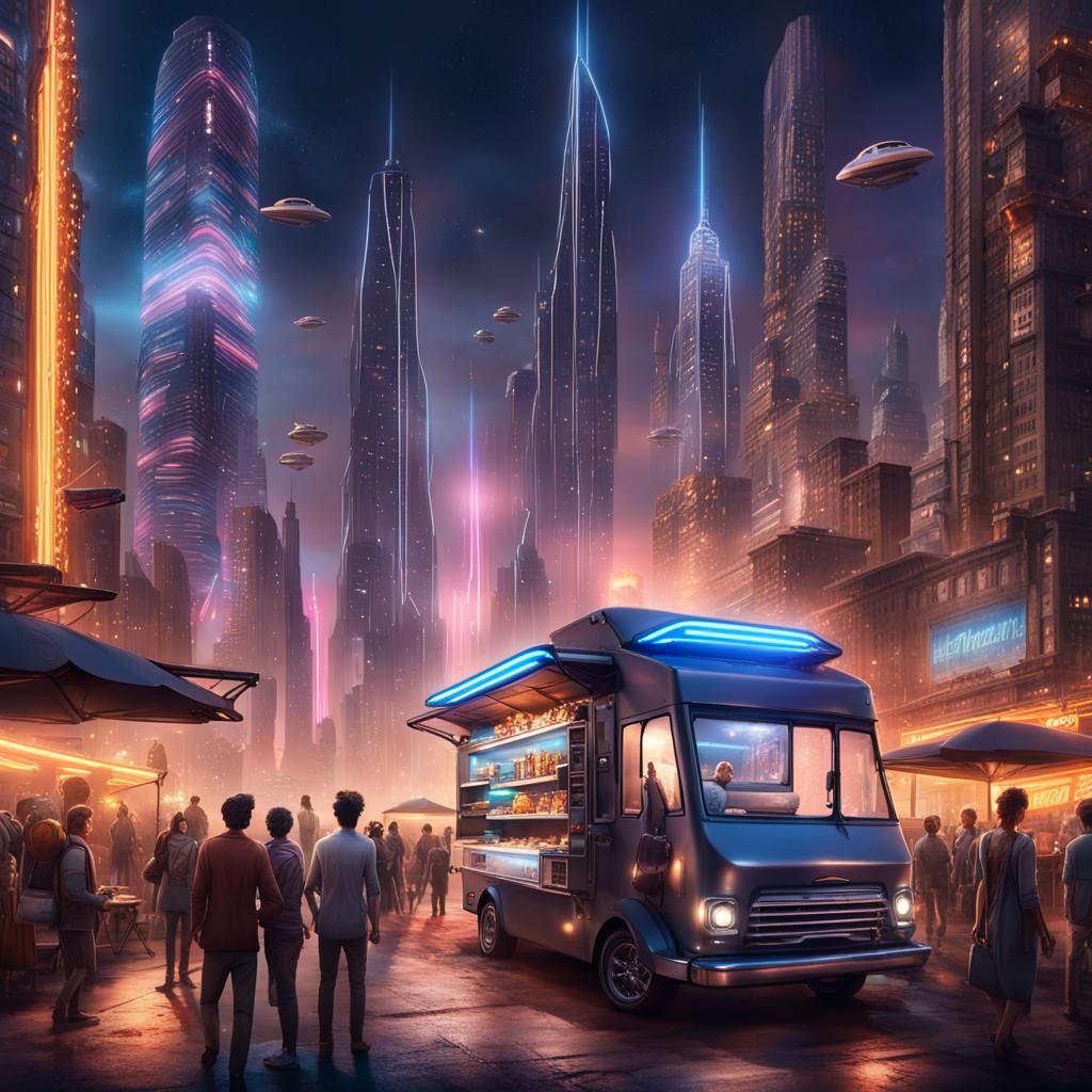 Galactic Gastronomy on Wheels