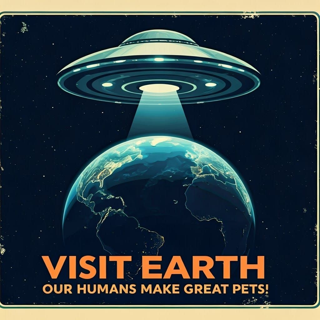 VISIT EARTH  by @Dreamstar