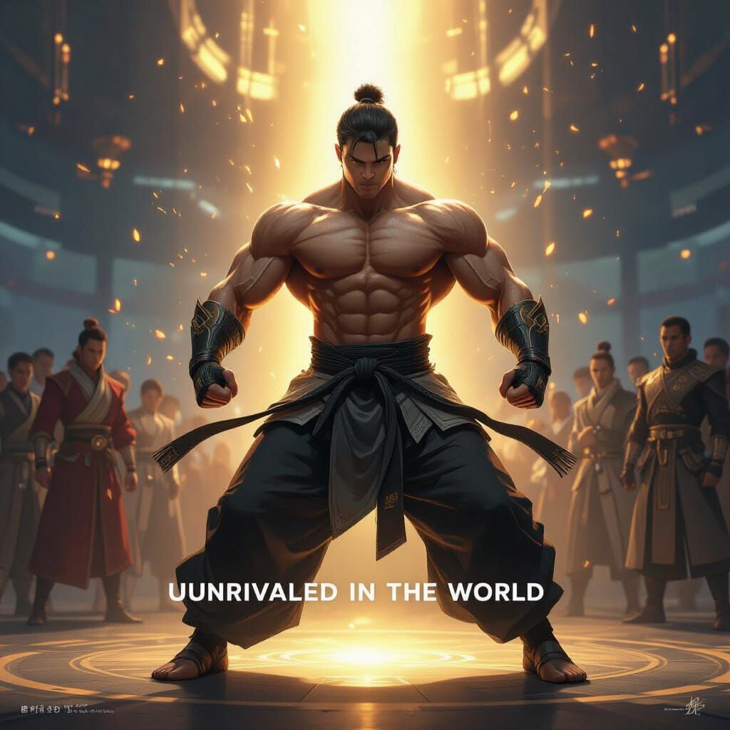 Muscular Hero Wins Futuristic Martial Arts Championship