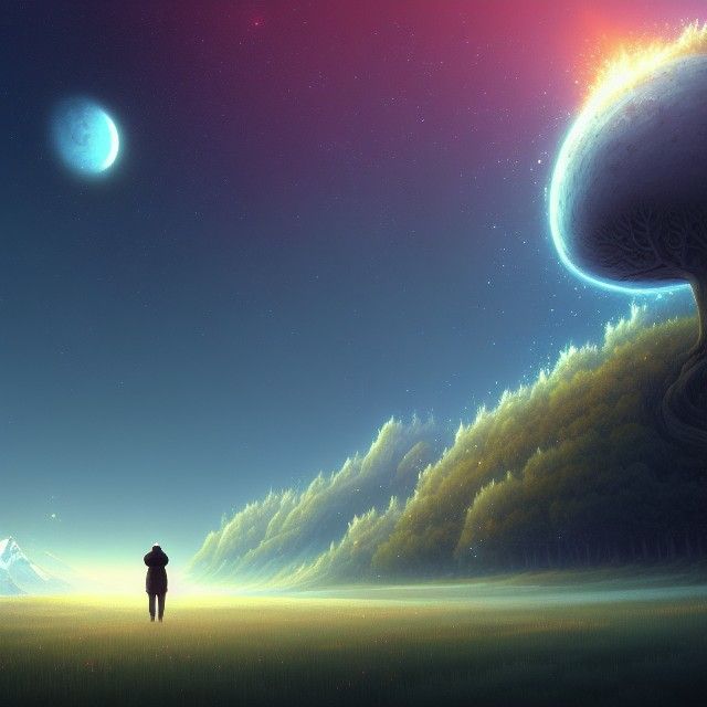 Looking out the beauty