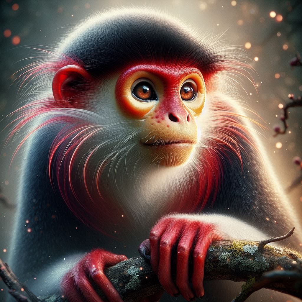 Red Shanked Douc Langur