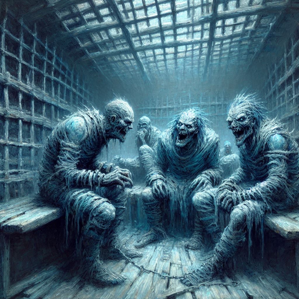 The prisoners went down with the ship