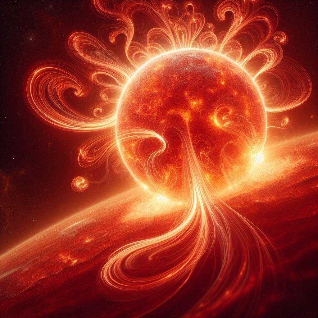 When Stars Collide: A Red Supergiant Swallows a Red Dwarf