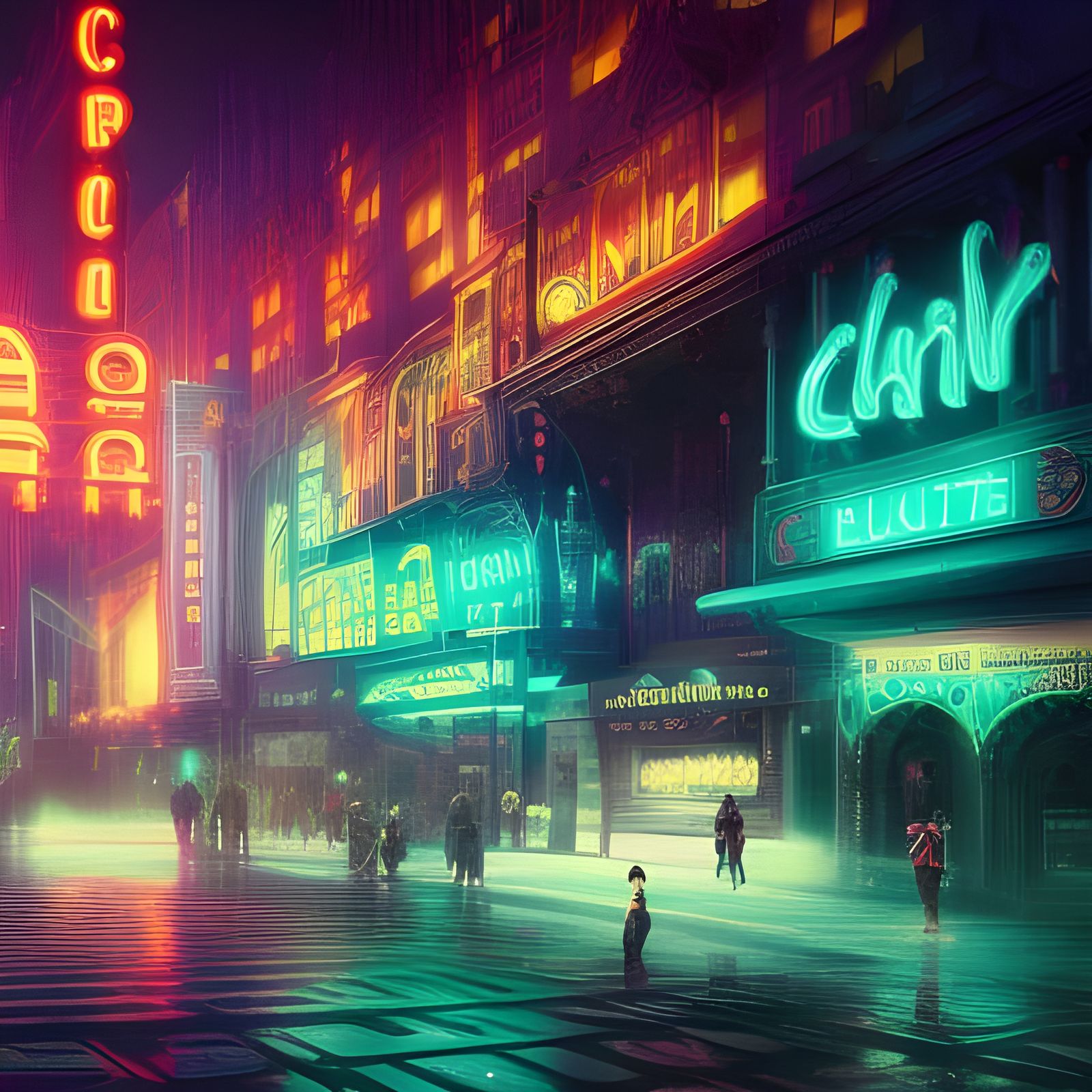 Neon Lighting  by @Mila K