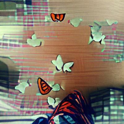 Happiness is a butterfly