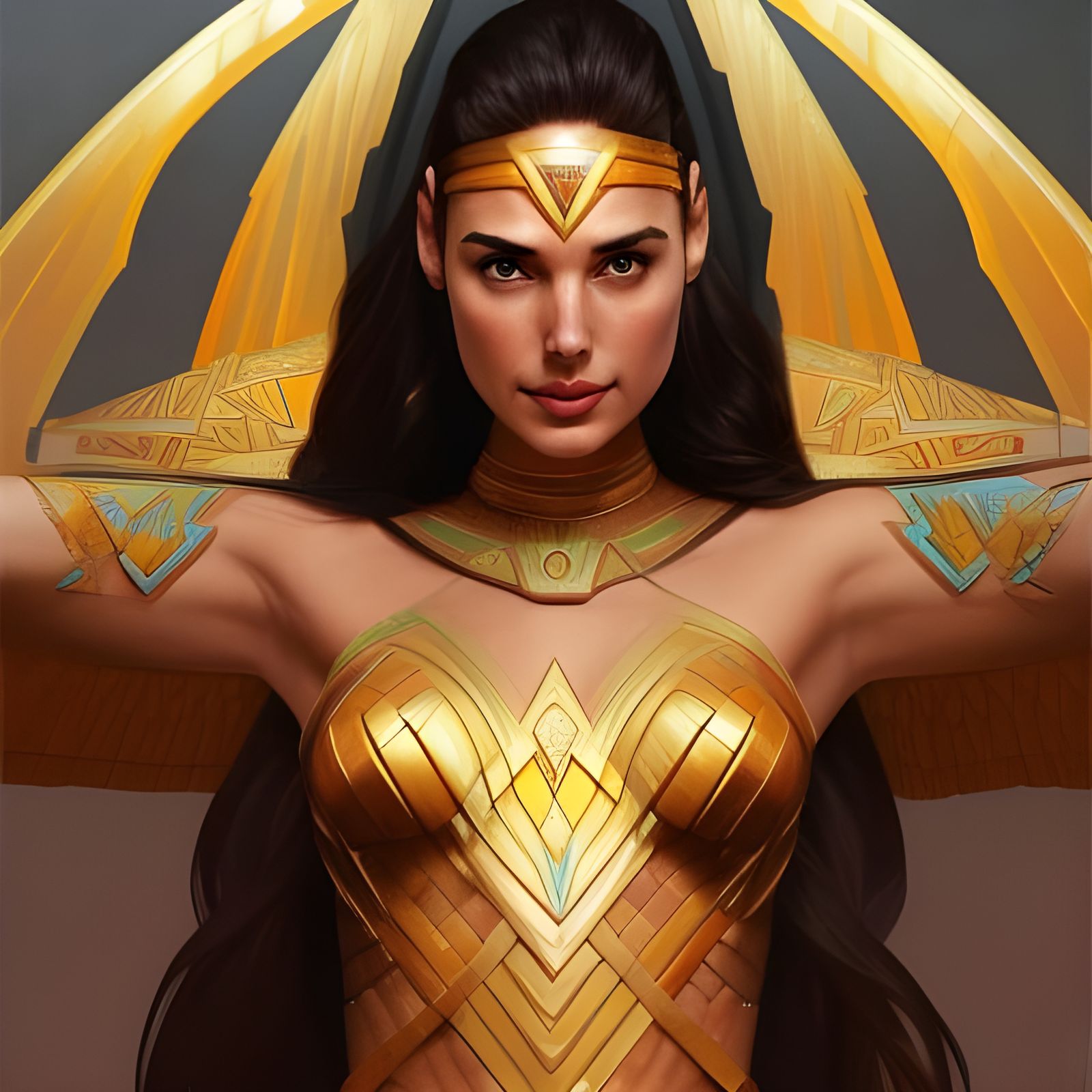 Gal gadot as aztek queen.