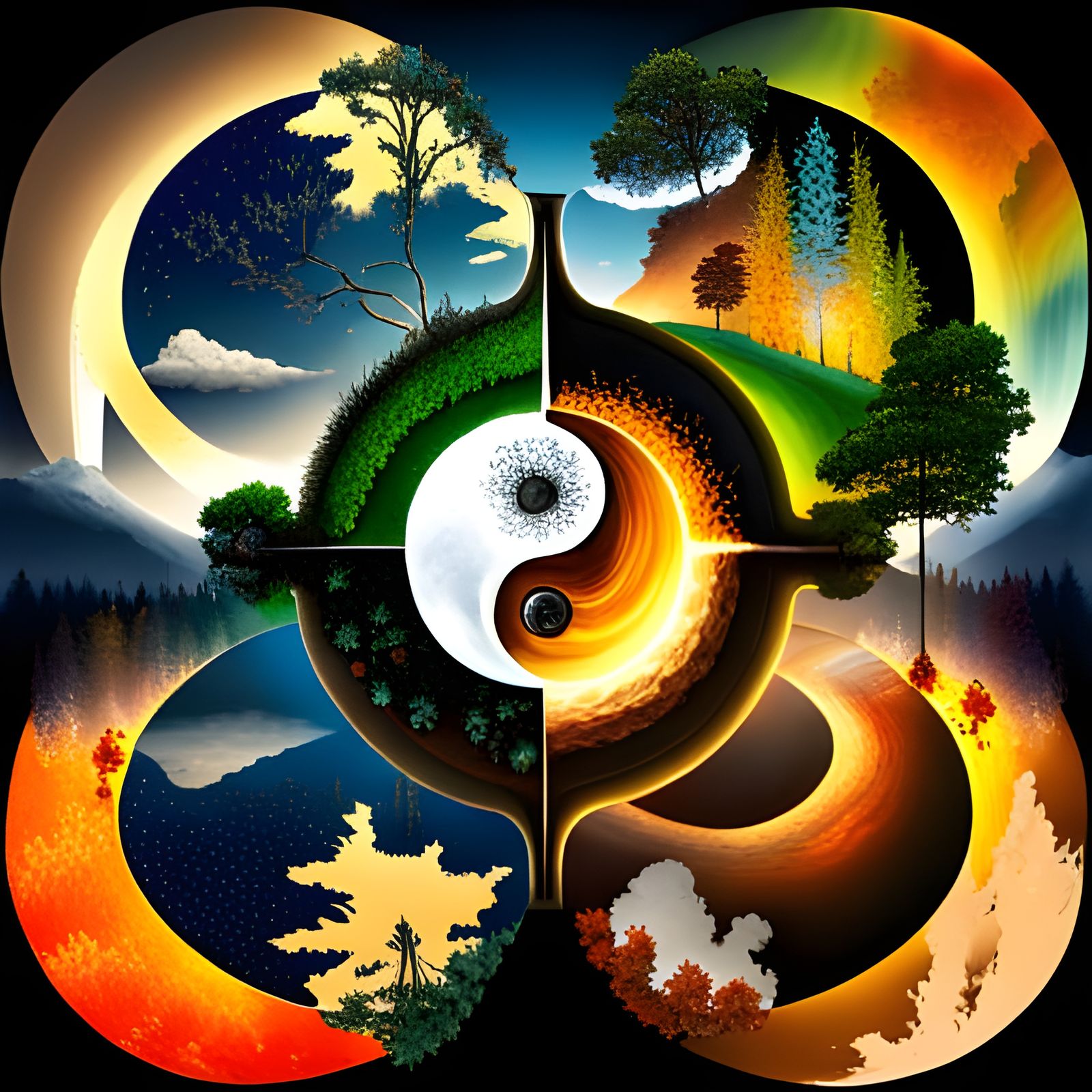 Beautiful Seasons of Constant Change  by @Curiously