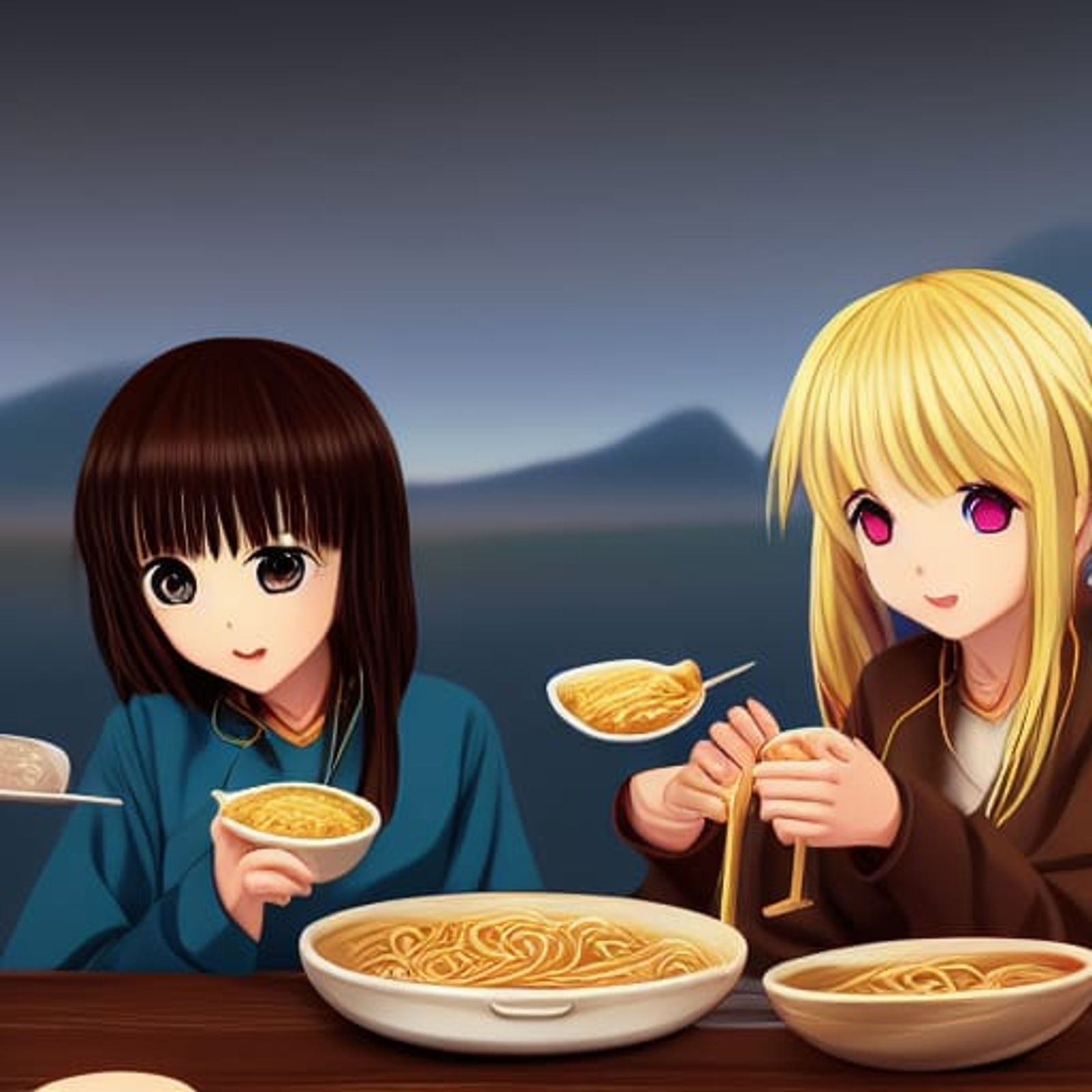 anime eating