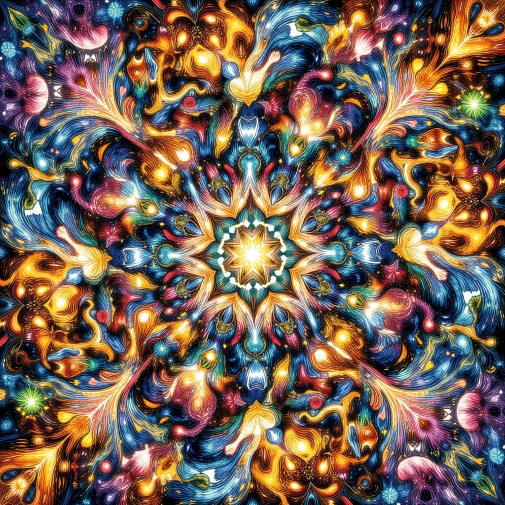 Kaleidoscope  by @silverpoodle