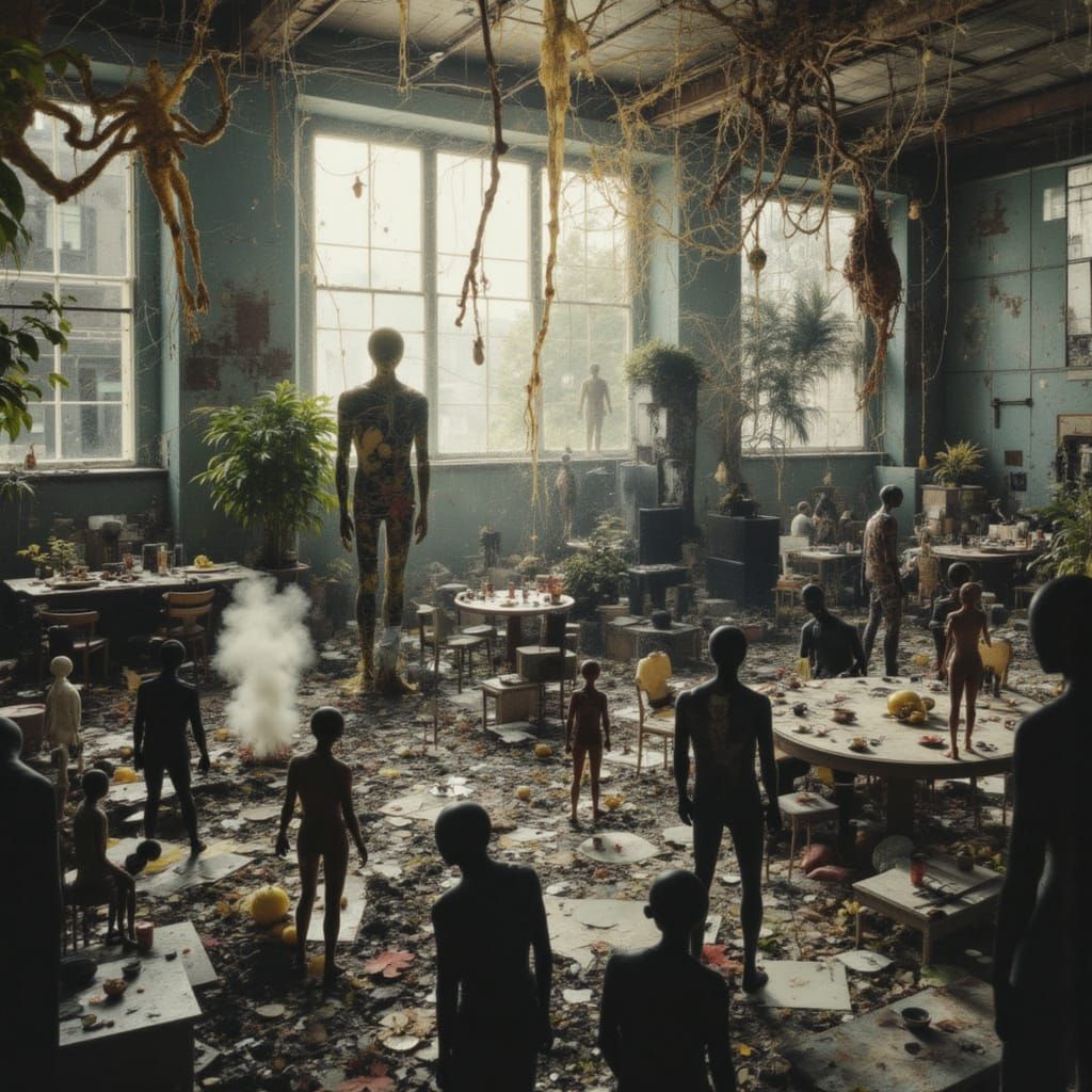 Intricate Spiderweb Captures Unusual Objects