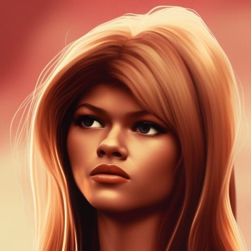 Last B.B. As Zendaya - AI Generated Artwork - NightCafe Creator