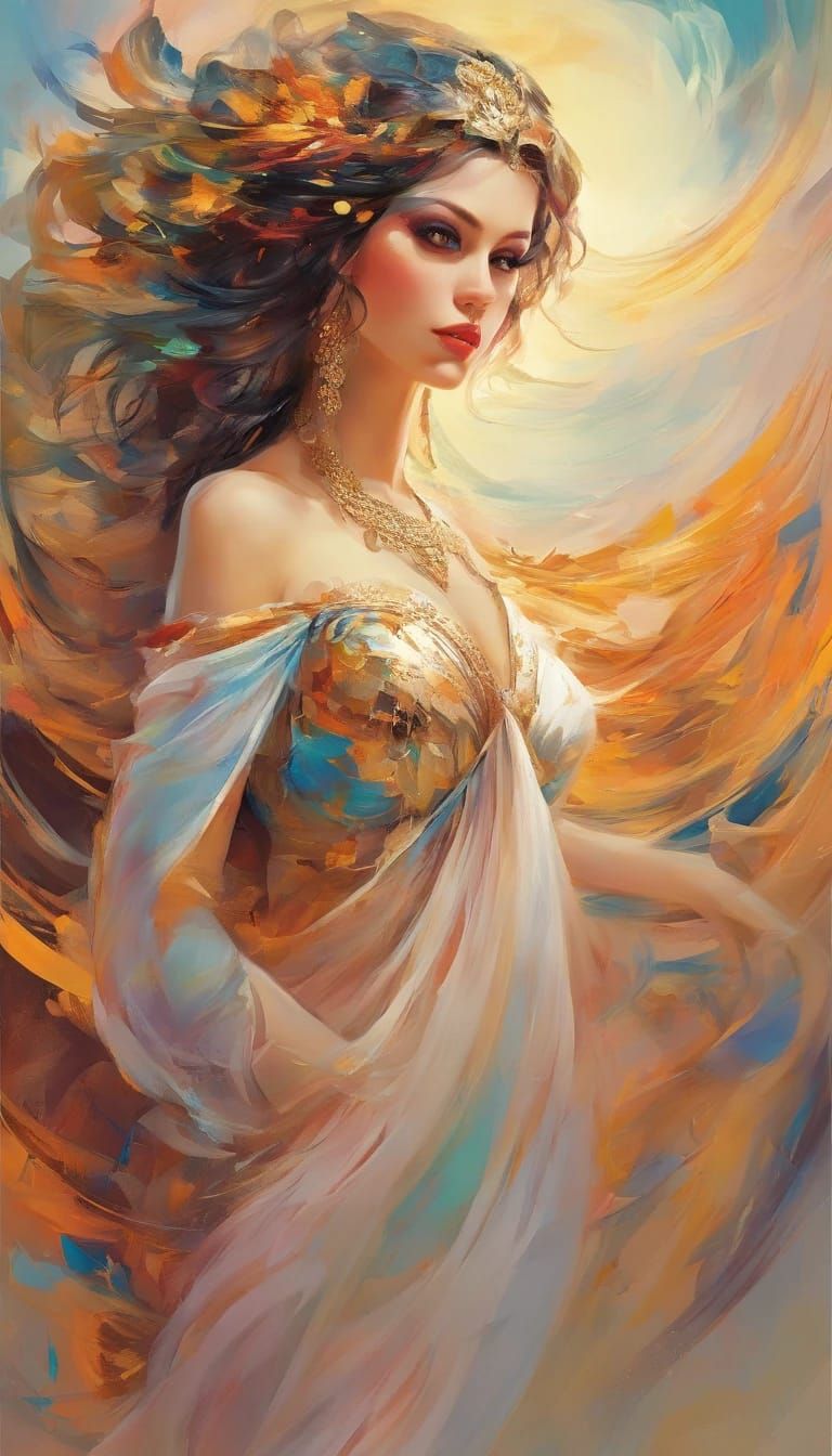 (Abstract art style) Woman I