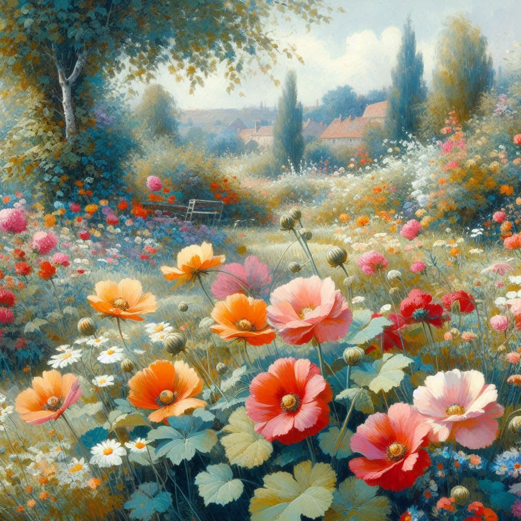 Toffoli, Flowers in a garden 4