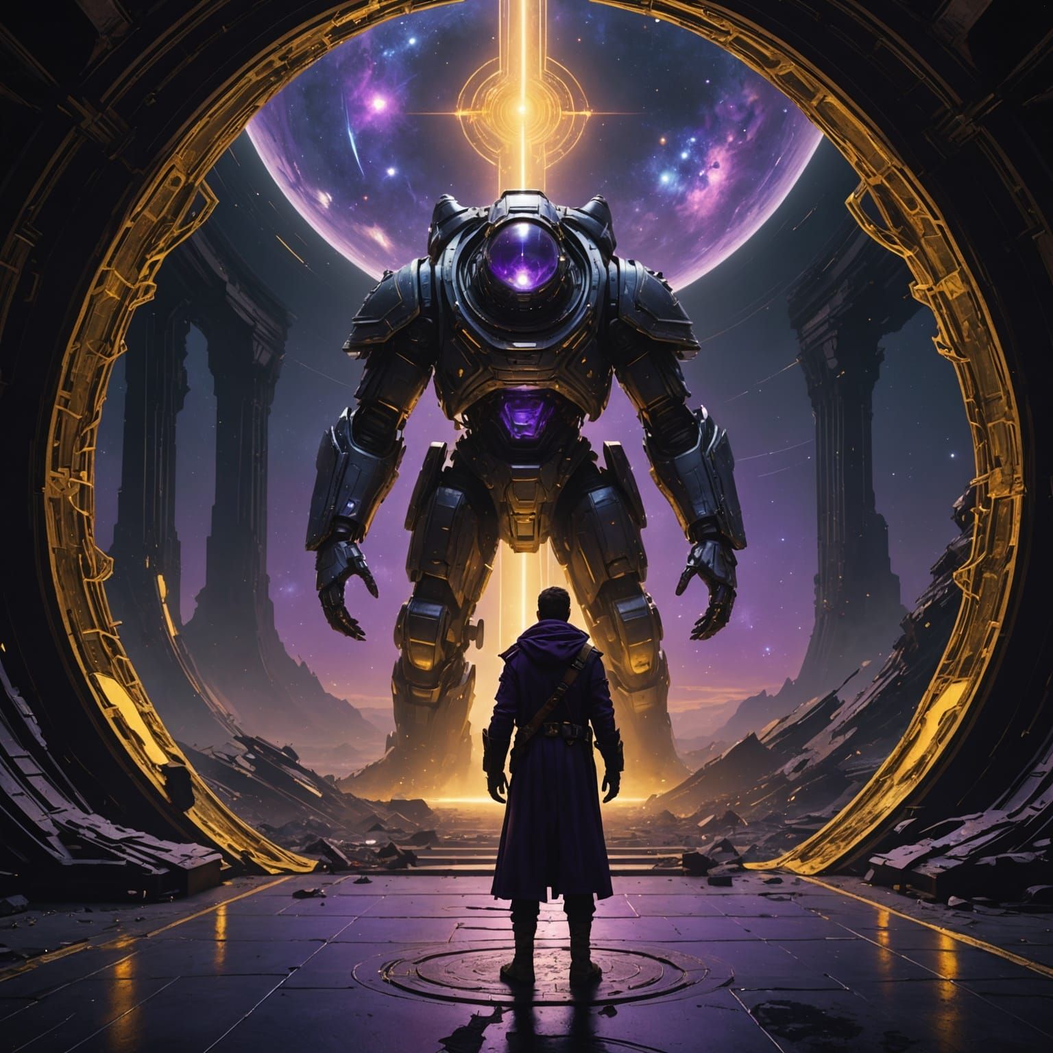 Last Person in Universe Stares into the Void