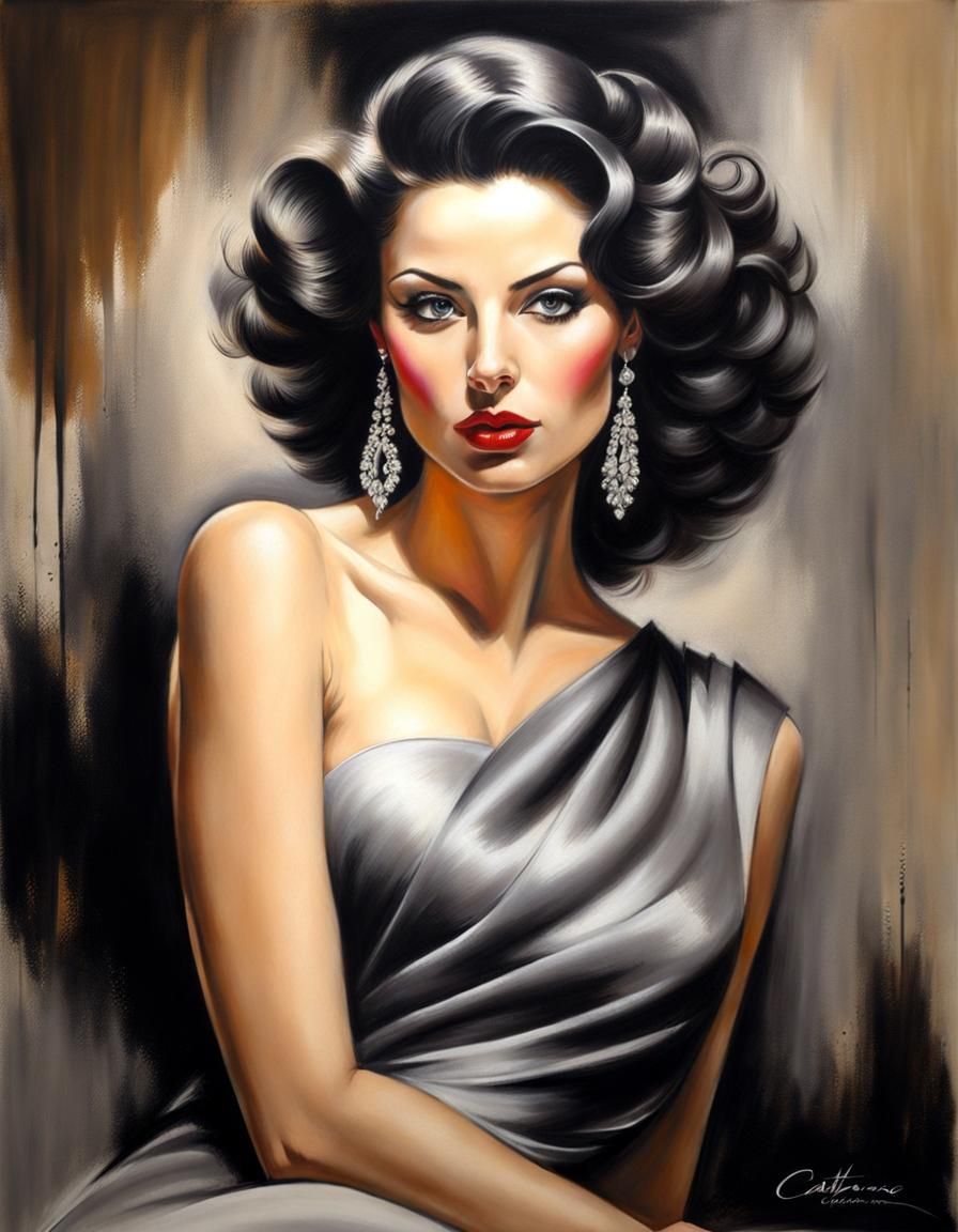 Soft Pastels Of A Beautiful Woman - Ai Generated Artwork - Nightcafe 