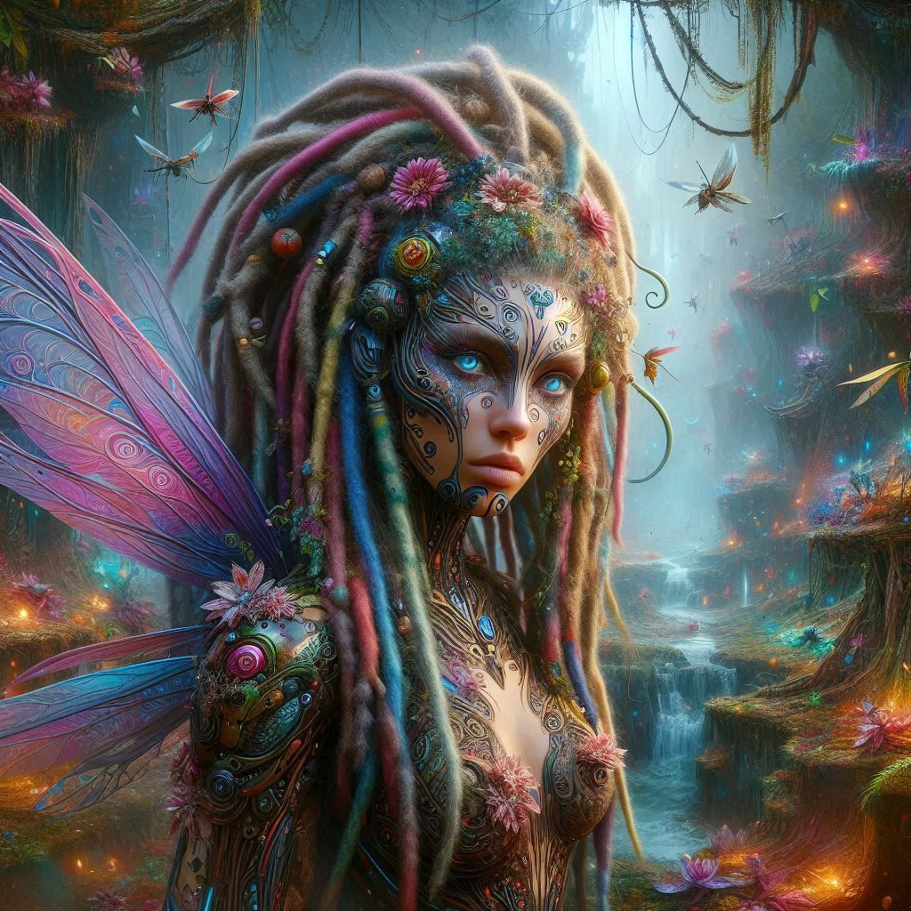 Fairy with dreadlocks 2