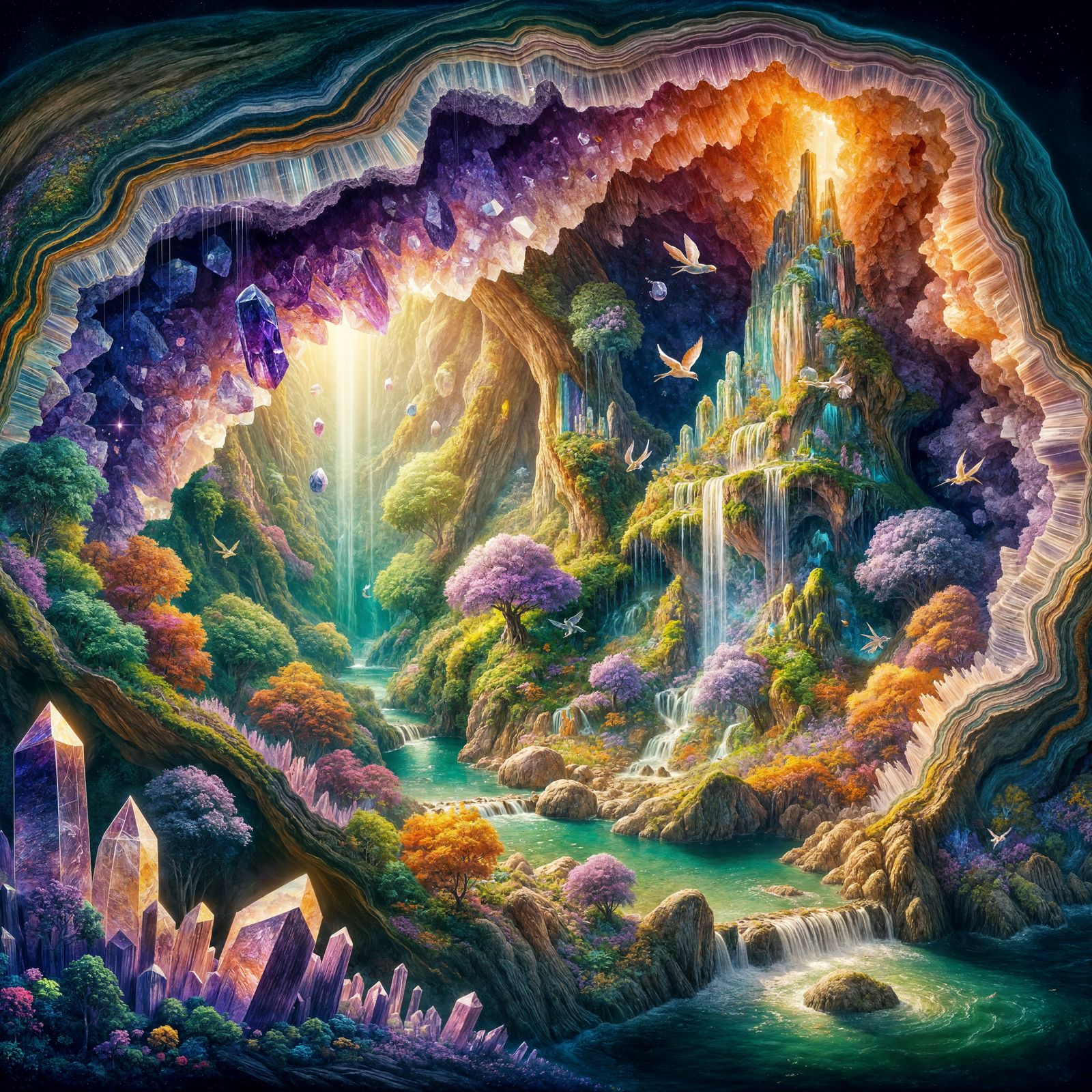 The Geode Cave  by @PatGoltz