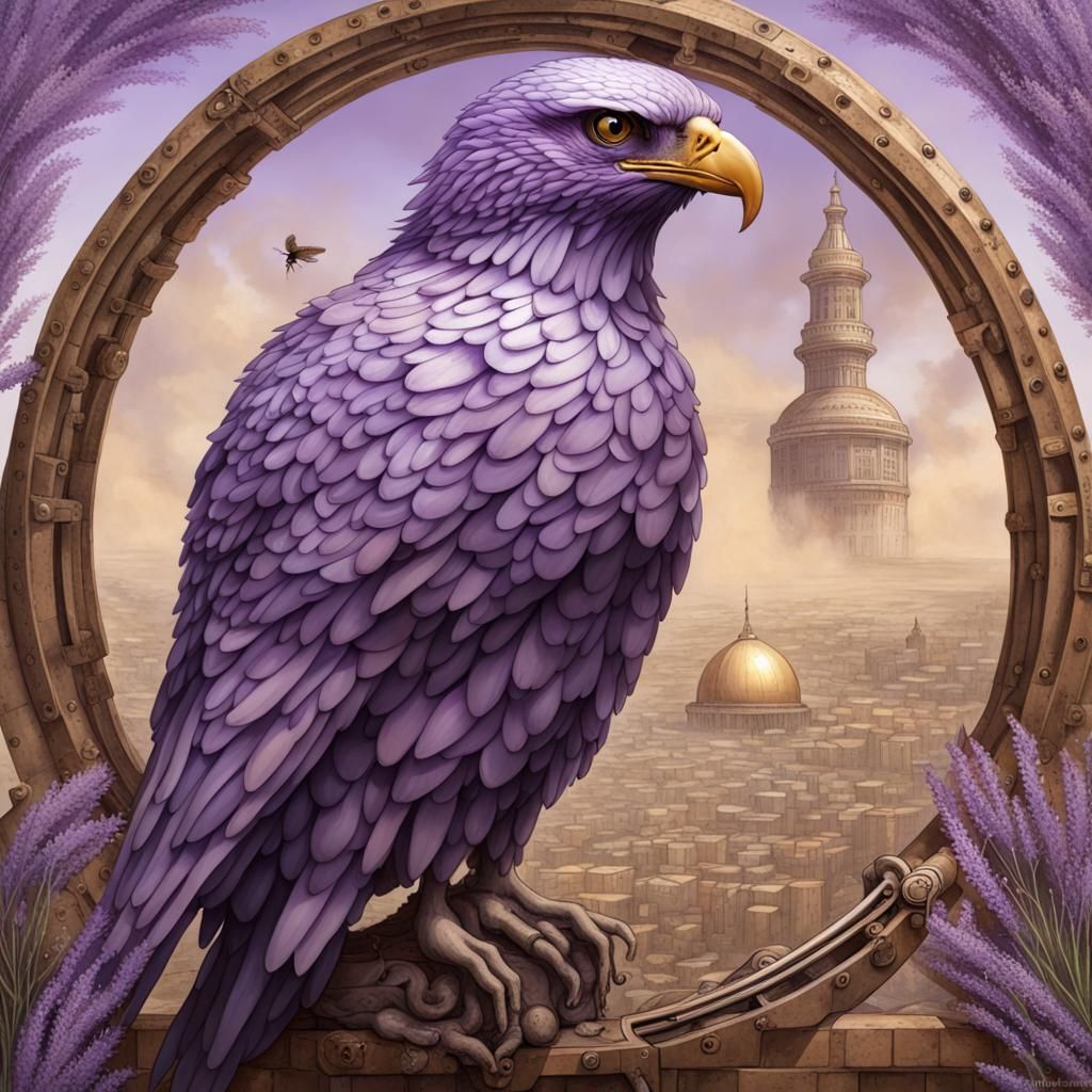 Purple eagle