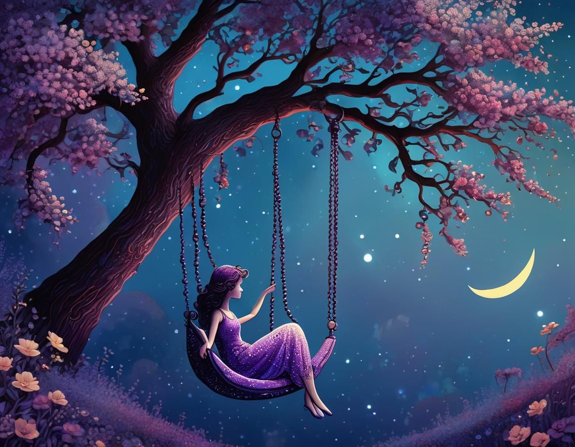 Swing Hanging Woman 12