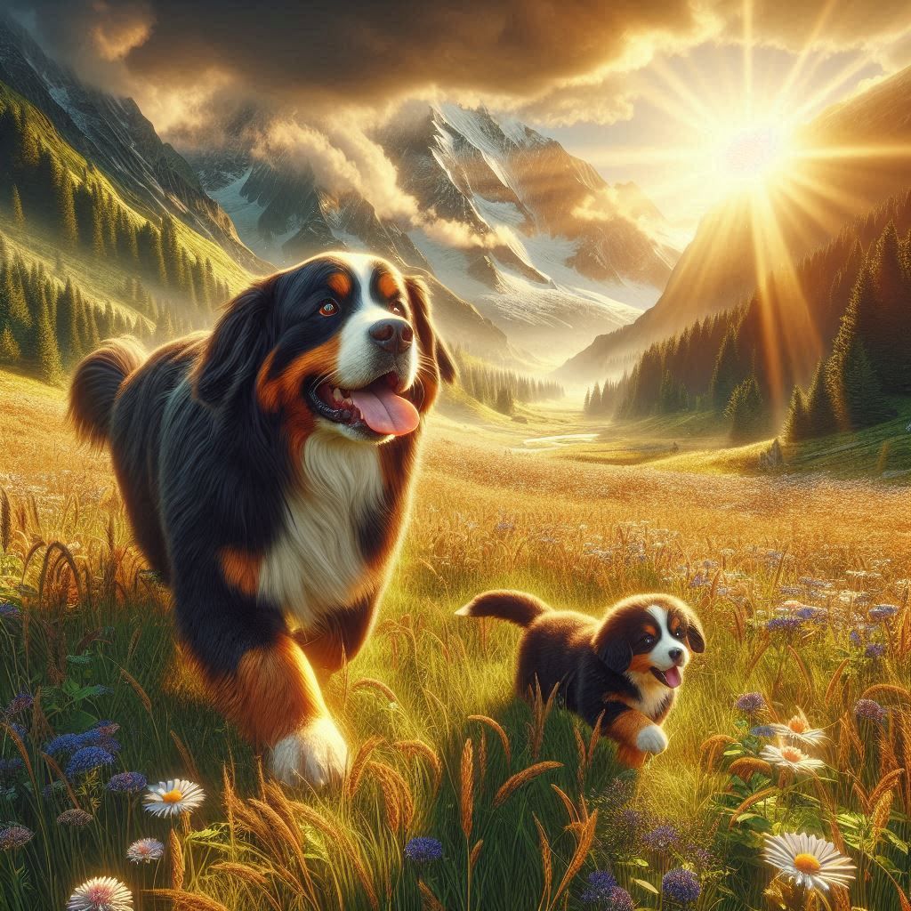 bernese mountaind dog