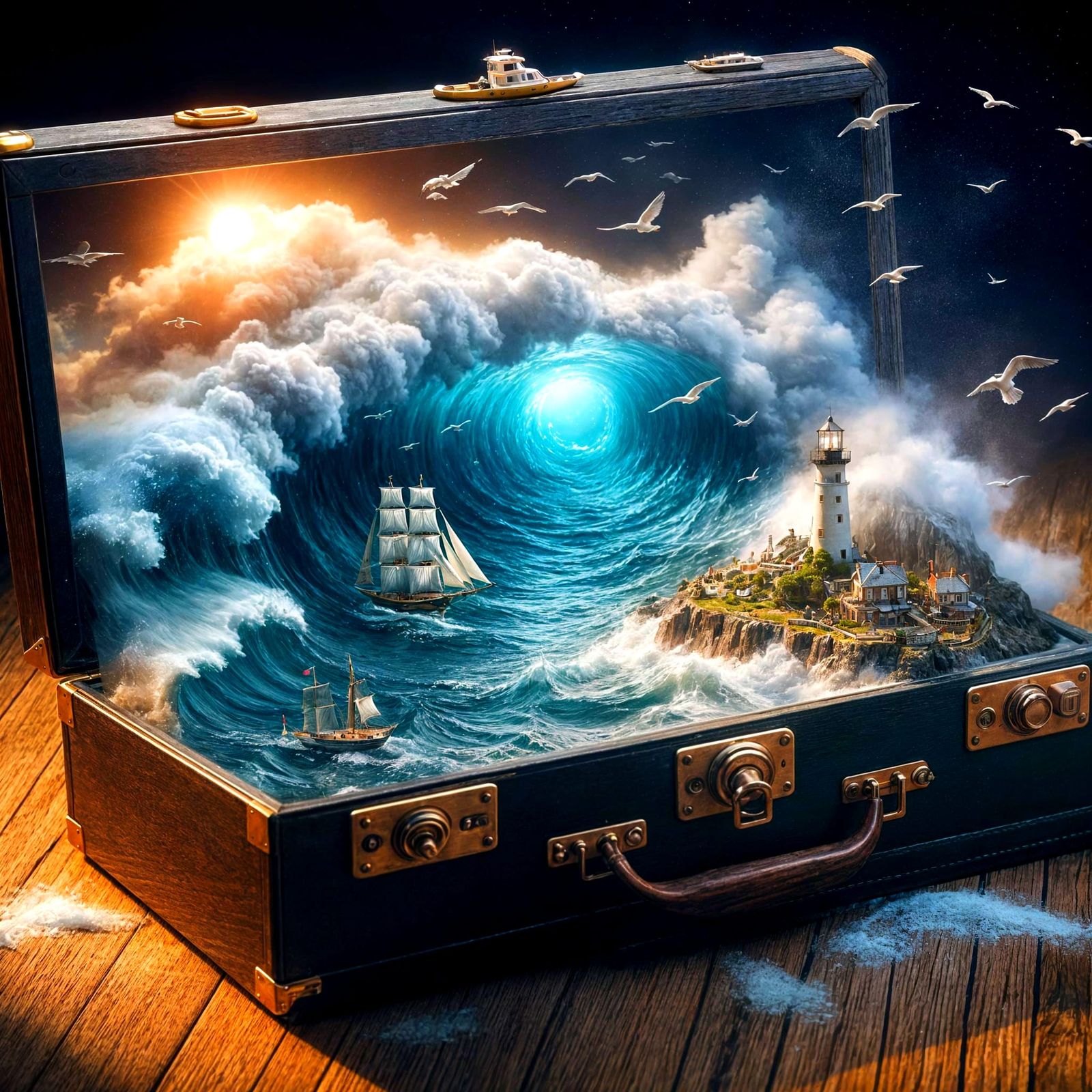 Storm in a suitcase  by @SrgGrkv